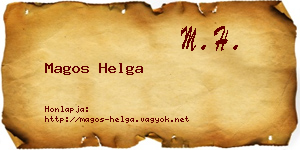 Magos Helga névjegykártya
